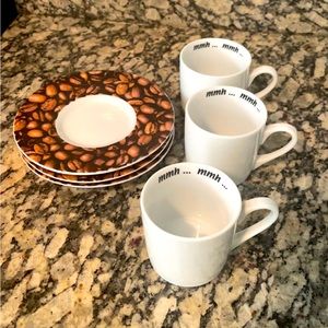 Konitz espresso cup and saucer kit-like new!